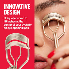 REVLON Designer Series Lash Curler neutral glam design for daily routines