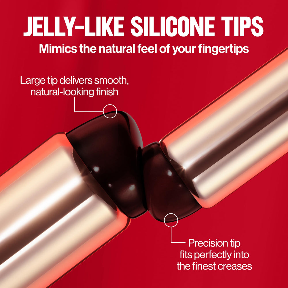 REVLON blush-bronzer blending tip distributes cream products smoothly.