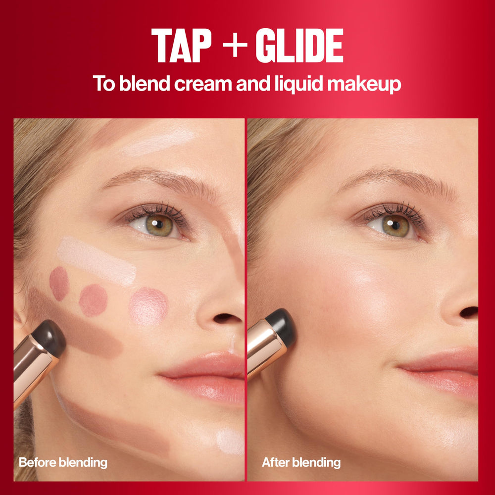 REVLON eyeshadow application tip for precise lid shading.