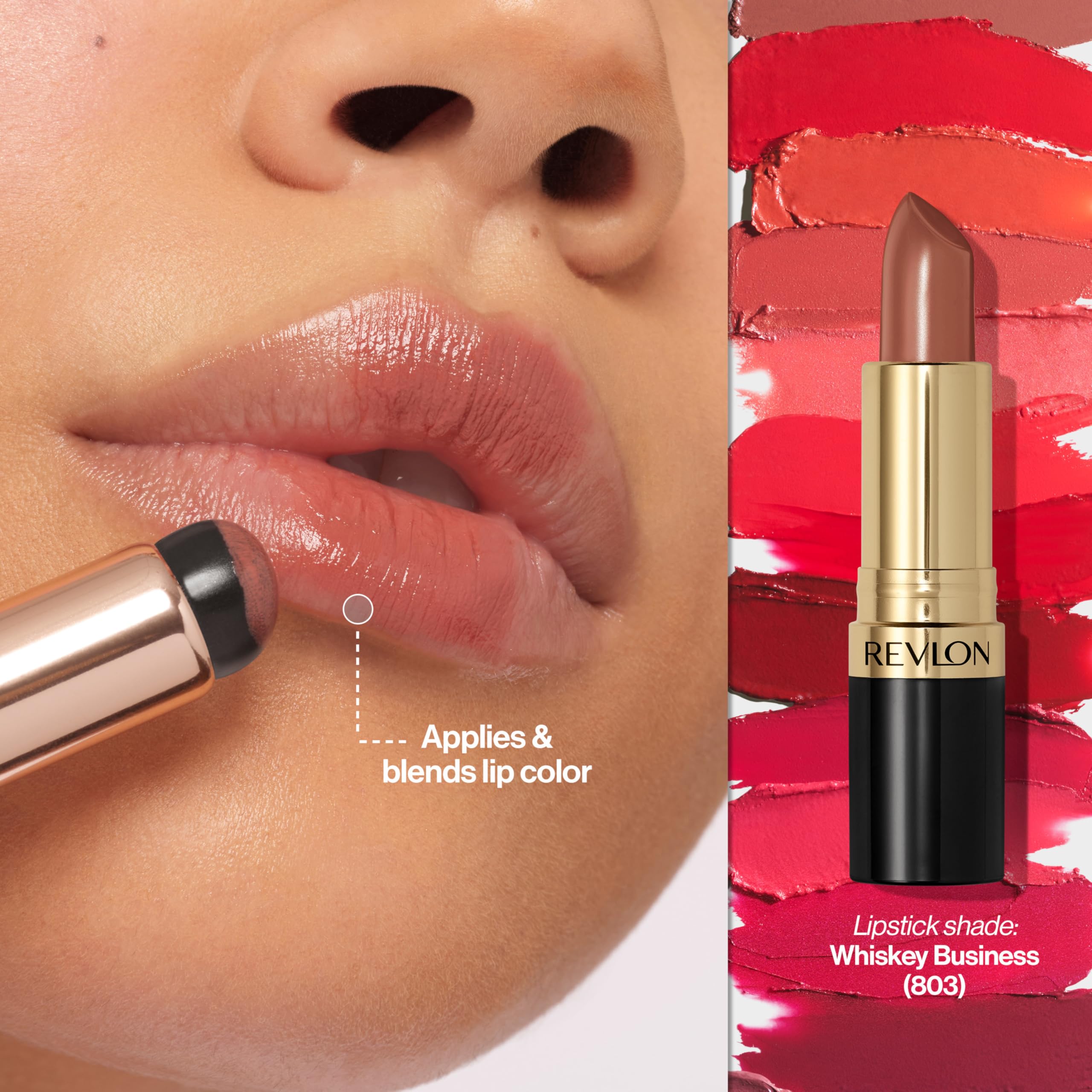 REVLON small-curve fit tip reaches tight eye areas.