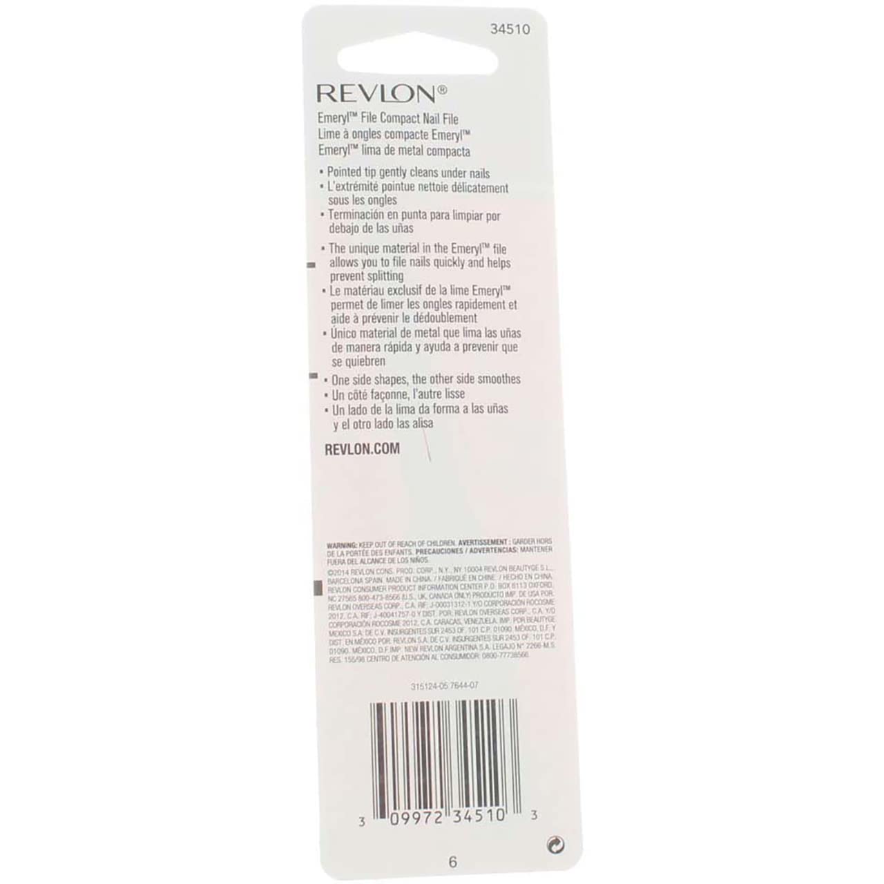 REVLON Emeryl File: long-lasting durability in a nail care tool.
