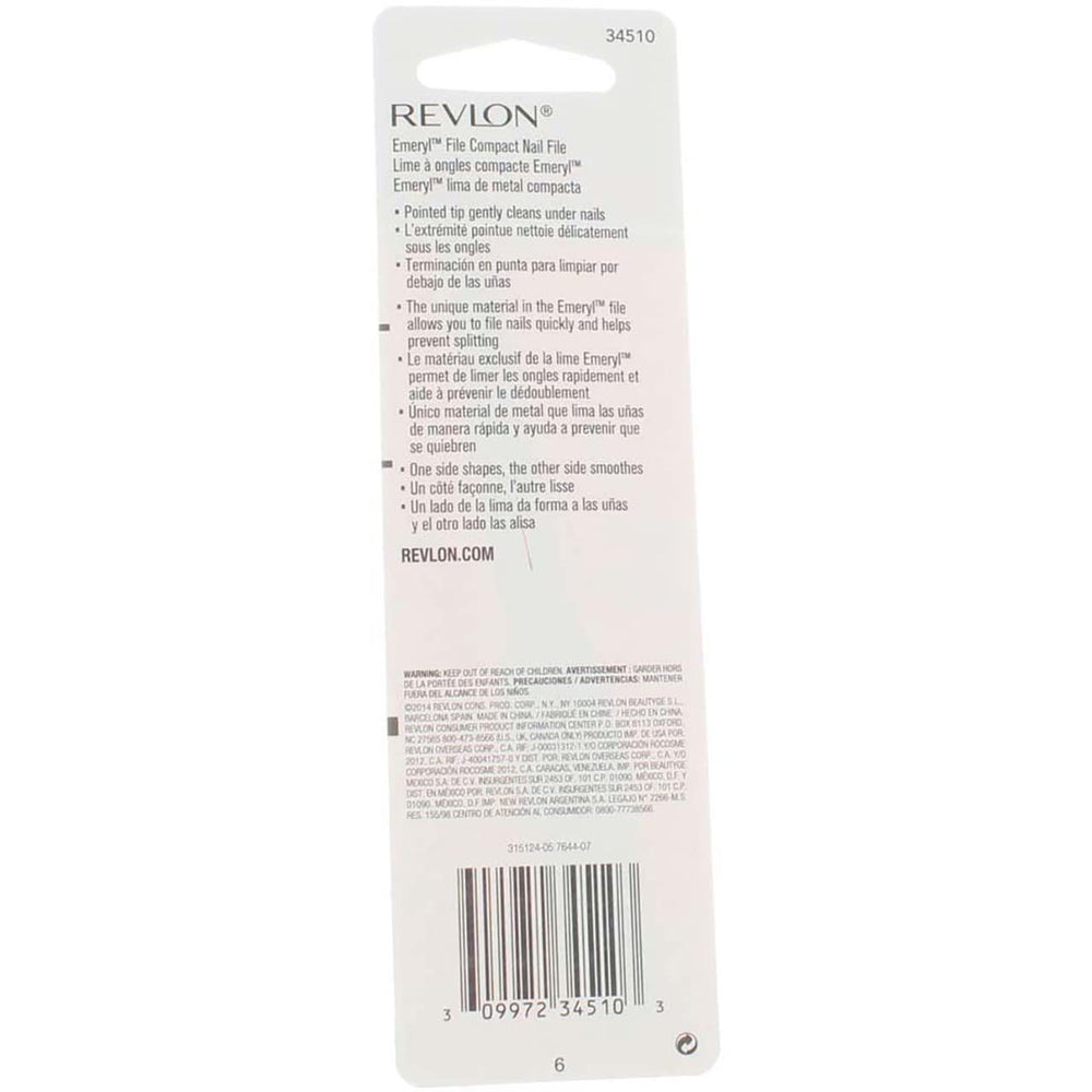 REVLON Emeryl File: long-lasting durability in a nail care tool.