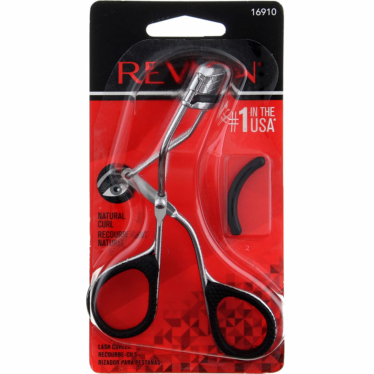 REVLON pack of 2, in-use view, convenient for travel or backups.