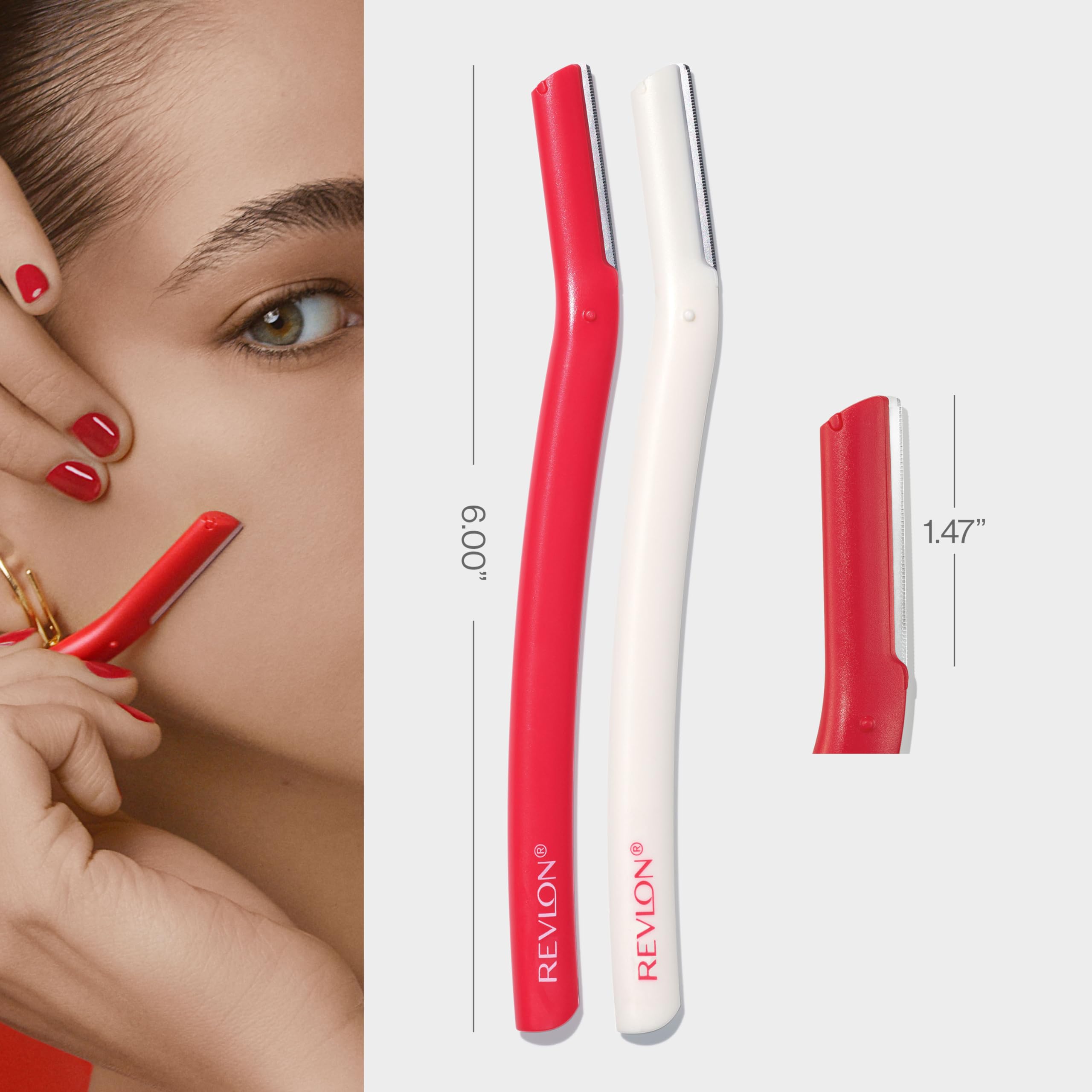 Revlon Face Defuzzer eyebrow trimming tool.
