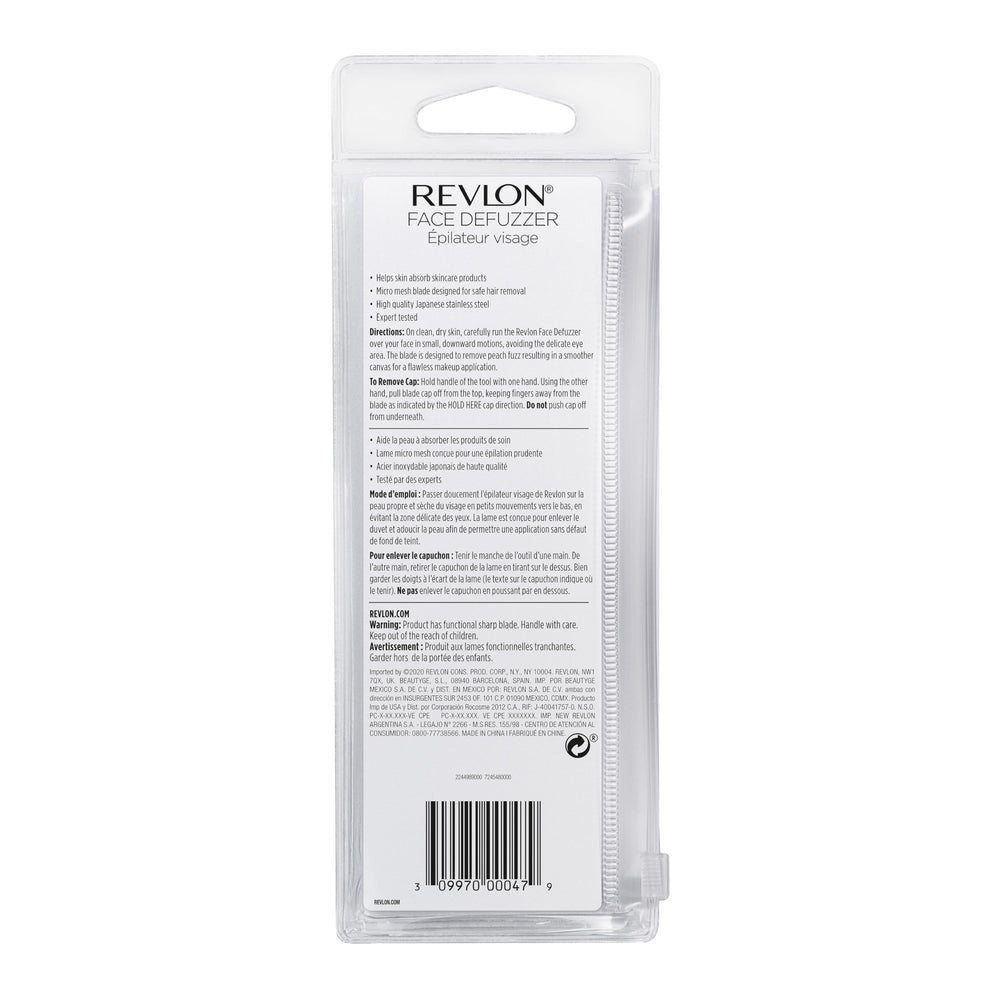 Revlon Face Defuzzer creates a smooth canvas for makeup.
