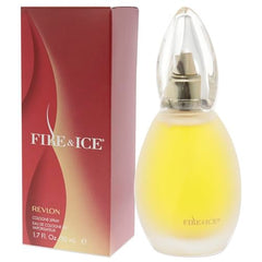 Revlon Fire & Ice spray action capturing a quick, refreshing aroma.