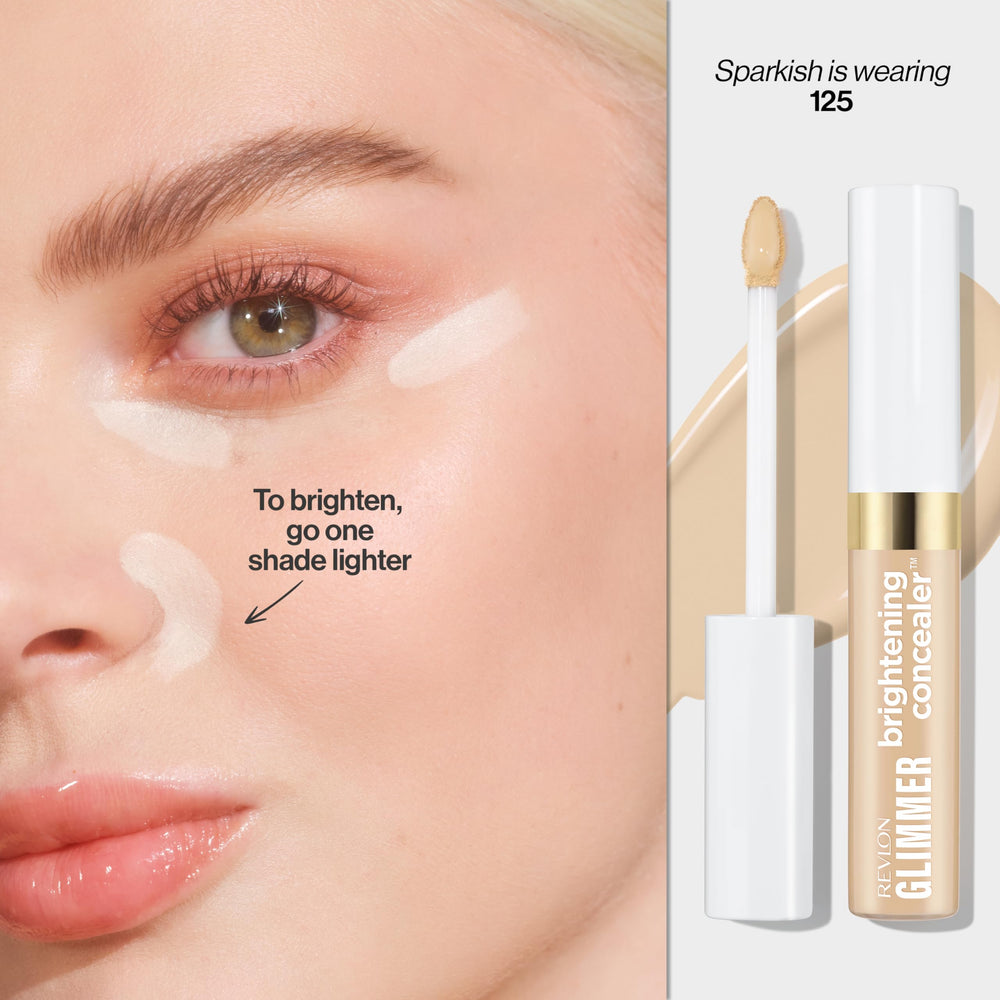 REVLON Glimmer Corrector color rosa corrige tono alrededor de ojos.