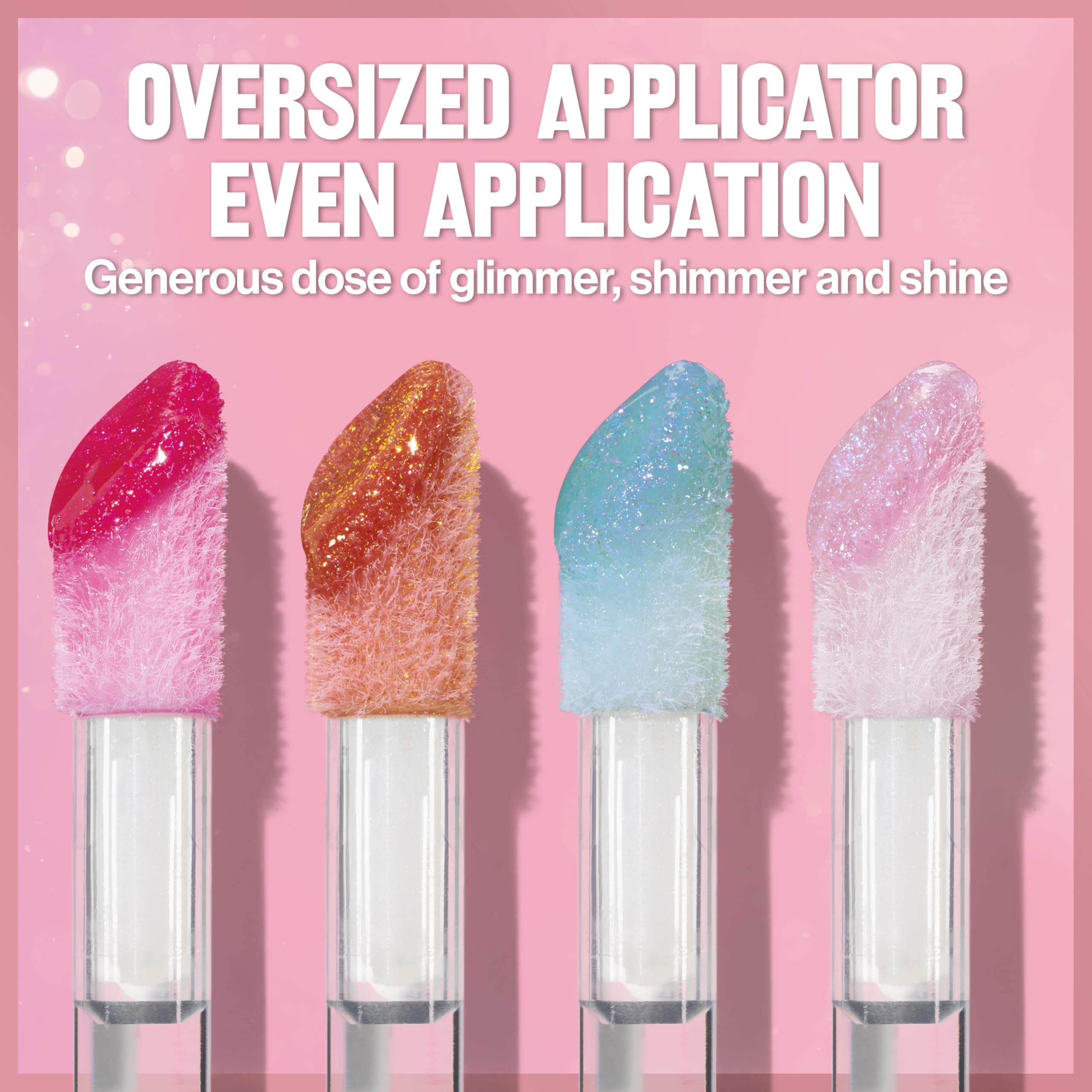 REVLON Glimmer Gloss complejo botánico de agave moringa cupuaçu para cuidado.