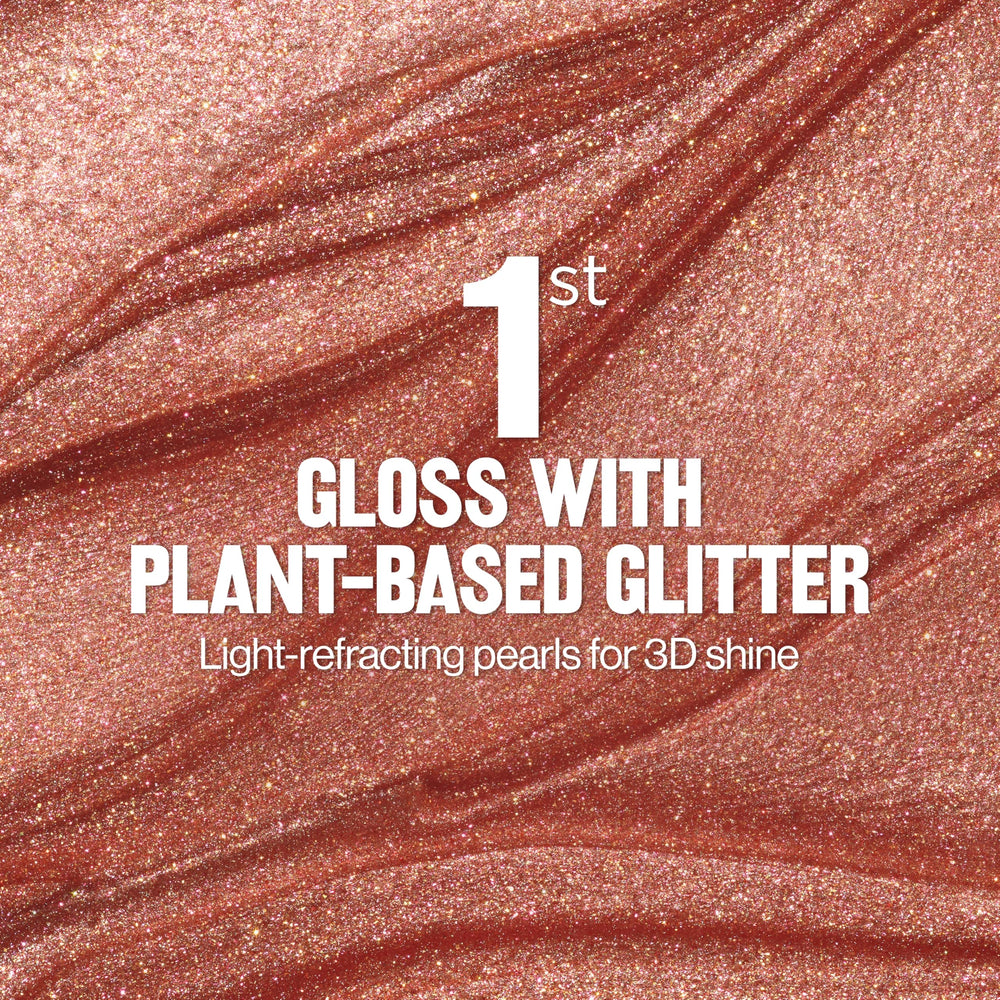 Textura suave y no pegajosa de REVLON Glimmer Gloss en labios