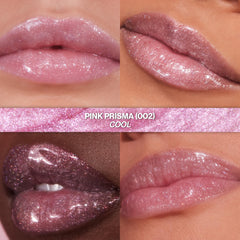 REVLON Glimmer Gloss textura sin gránulos para aplicación suave.