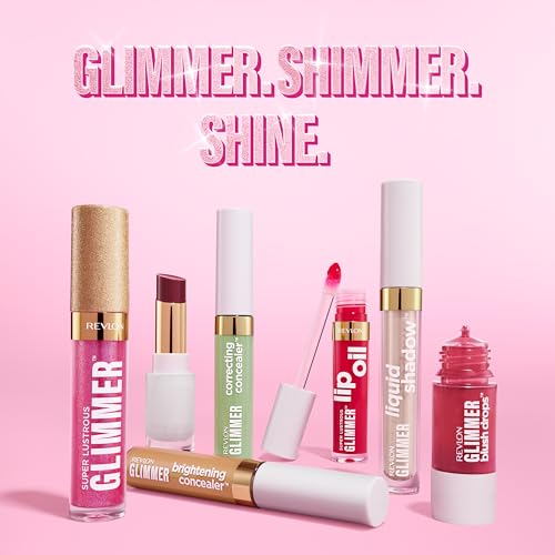 Esencia de esqualano vegetal de REVLON Glimmer Lip Oil para hidratación.