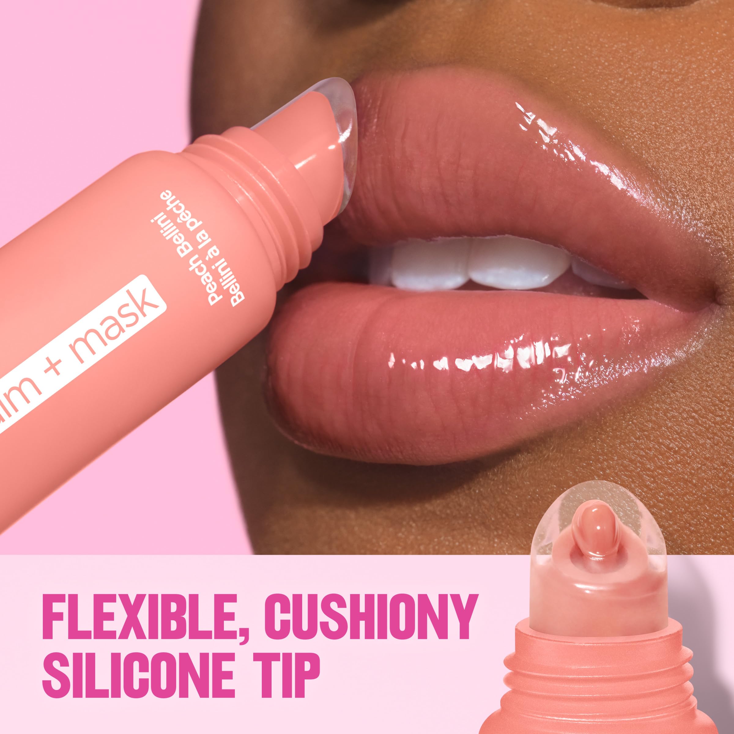 REVLON Glimmer: ingredientes clave escualano y mantecas para hidratación.
