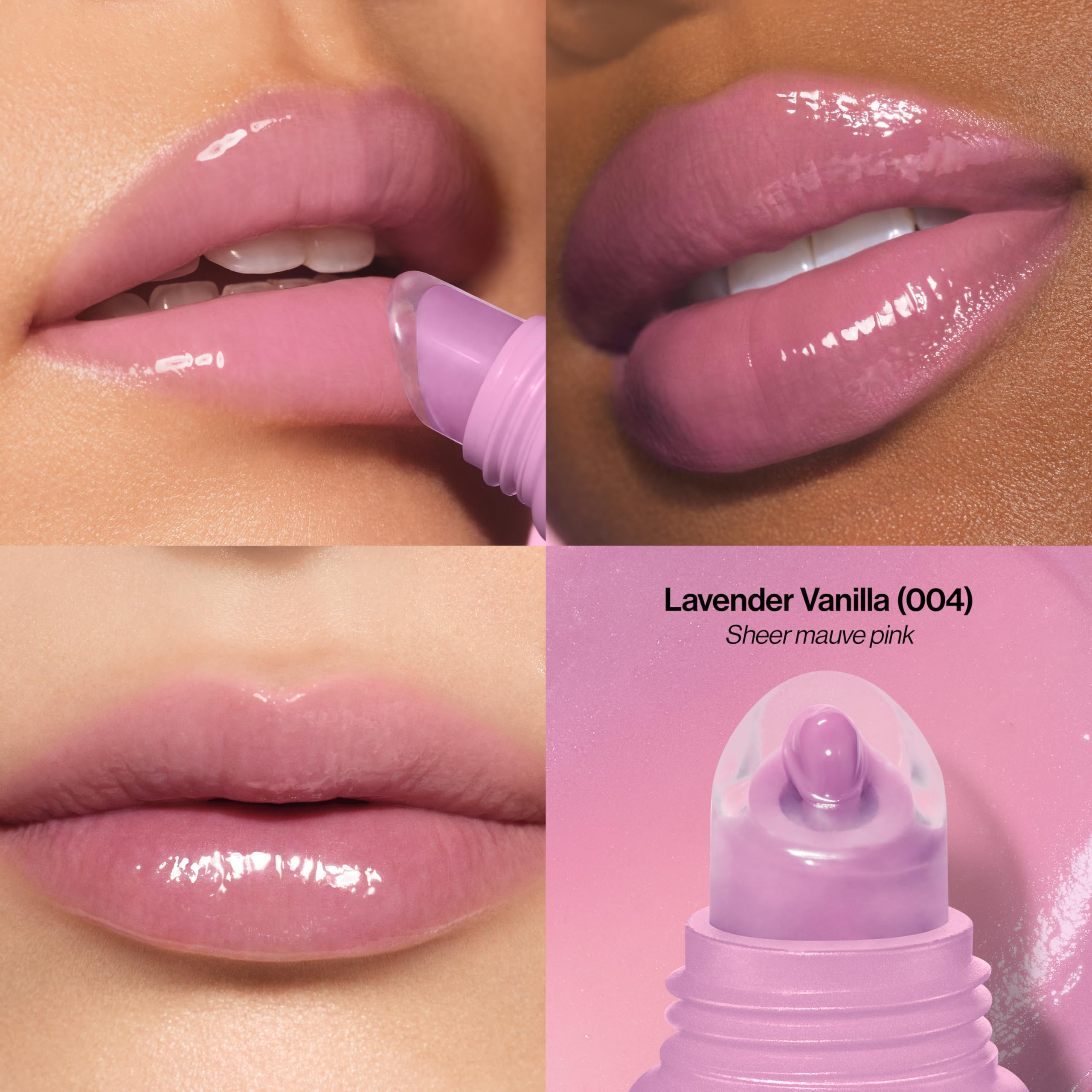 REVLON Glimmer Lip Treat Balm + Mask con punta de silicona para aplicación uniforme