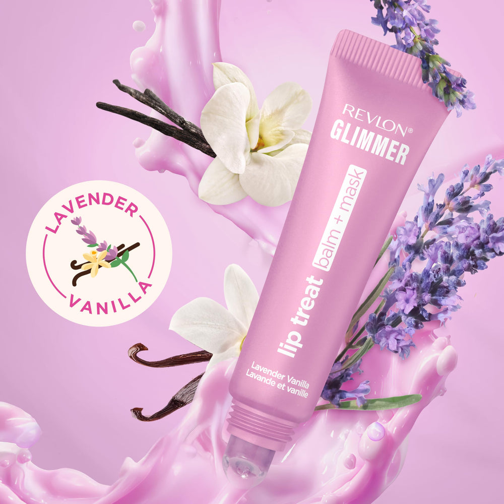REVLON Glimmer Lip Treat Balm + Mask con cobertura sutil para color natural
