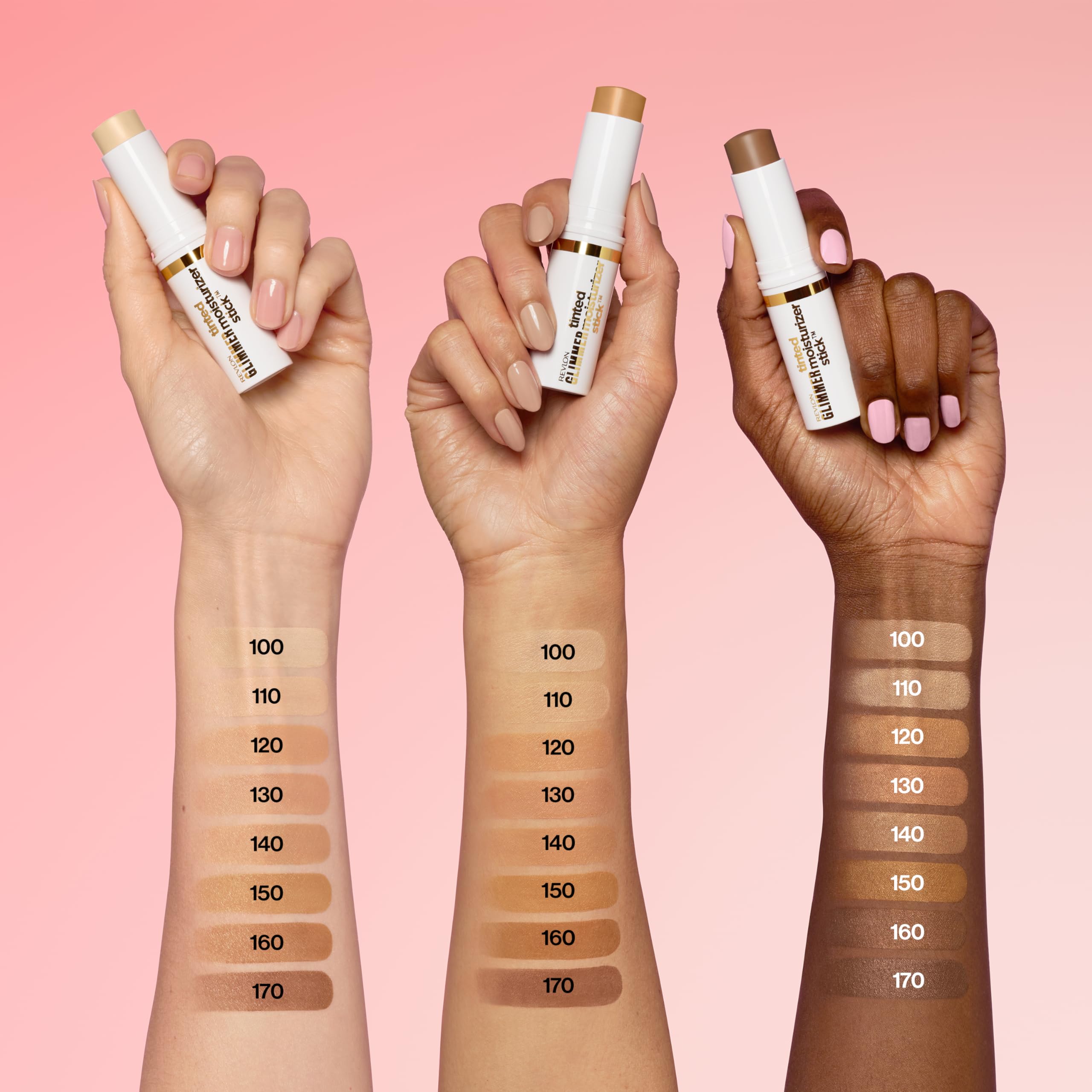 REVLON Glimmer Stick: dispensador en stick para maquillaje limpio y sin derrames.