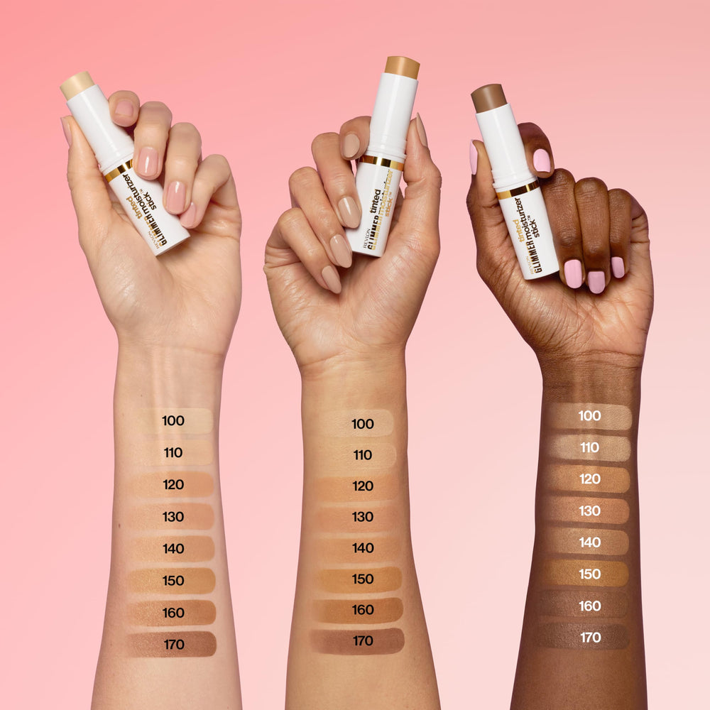 REVLON Glimmer Stick: dispensador en stick para maquillaje limpio y sin derrames.