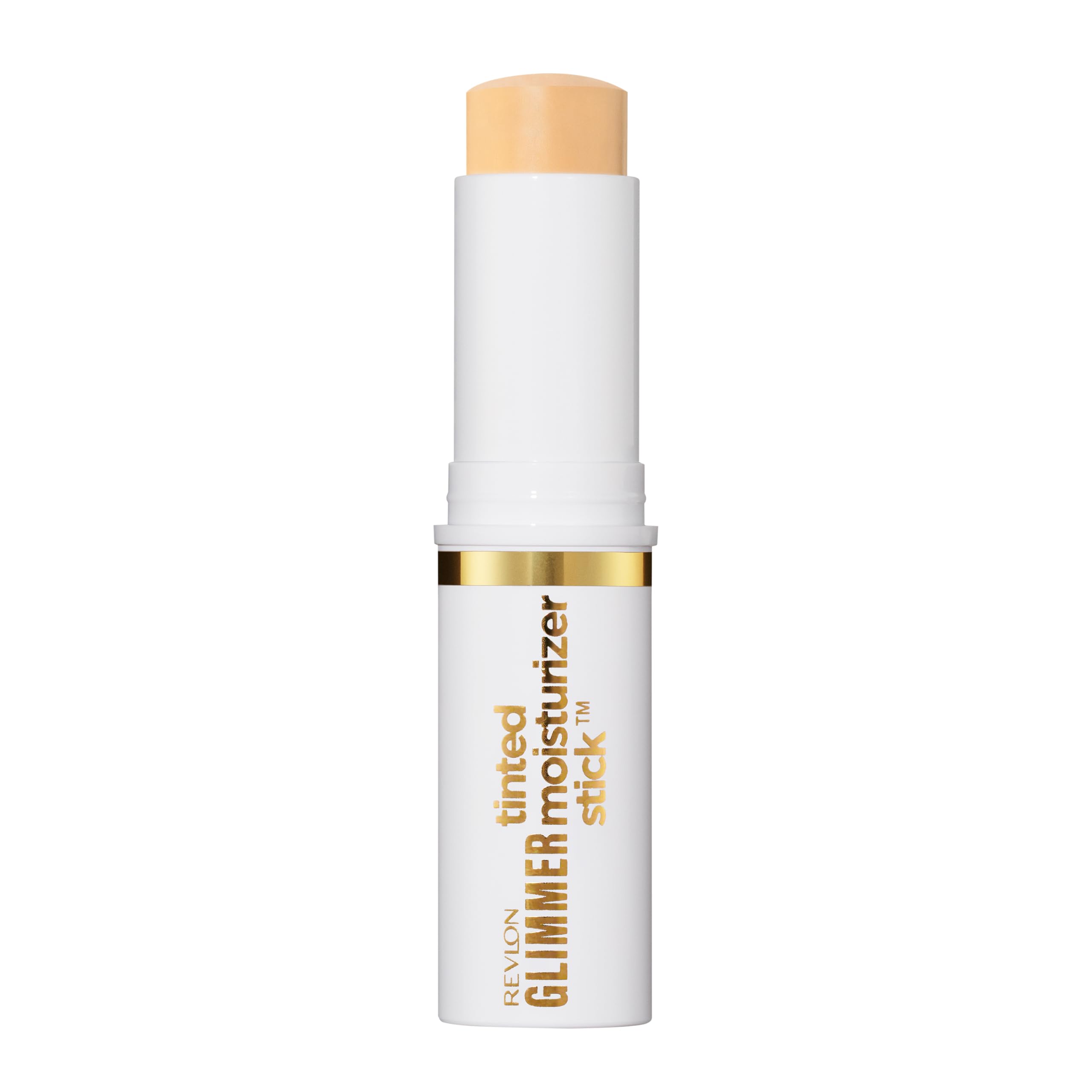 REVLON Glimmer Stick para rostro, empaque compacto para retoques en cualquier lugar.