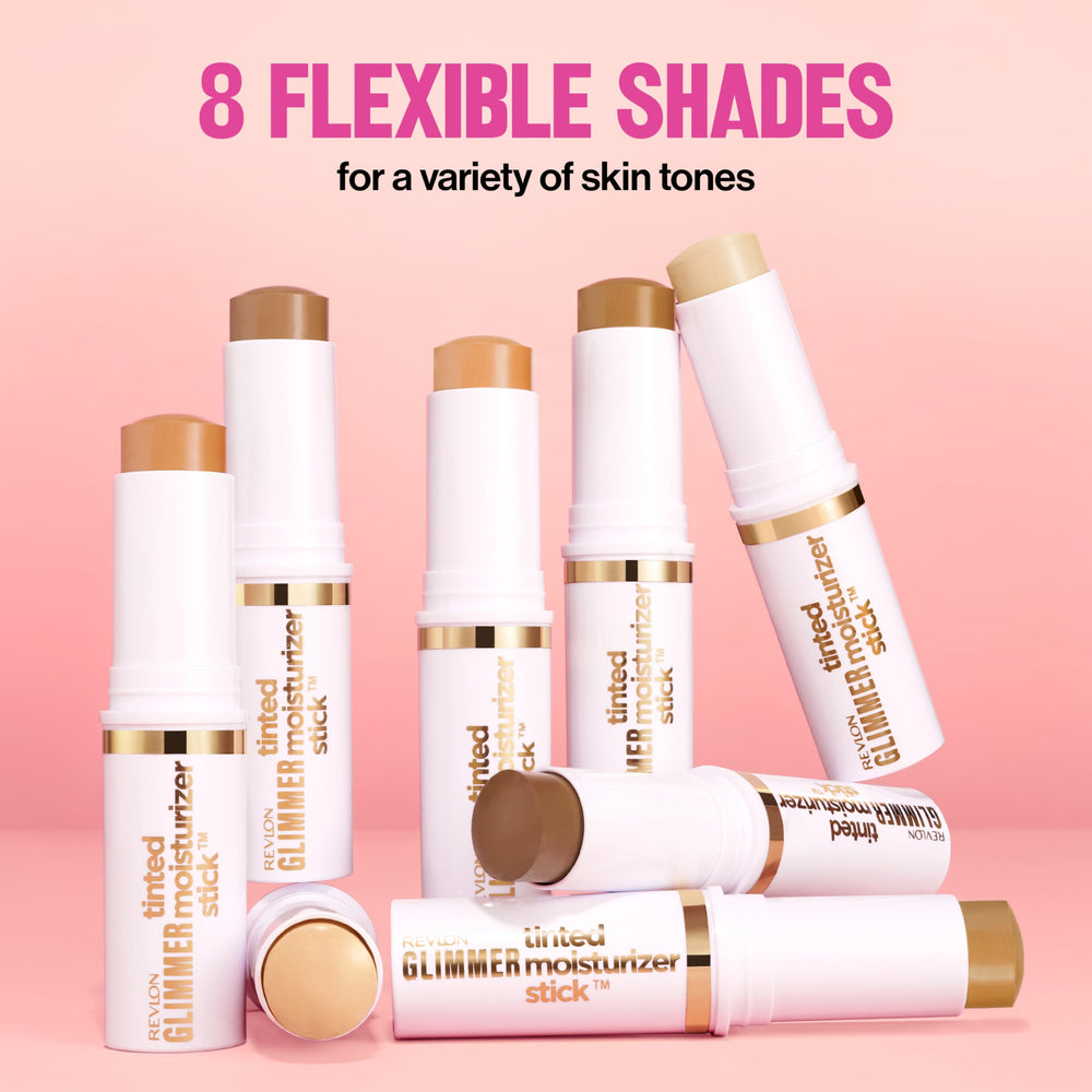 REVLON Glimmer Stick: tonos flexibles que se adaptan a diferentes tonos de piel.