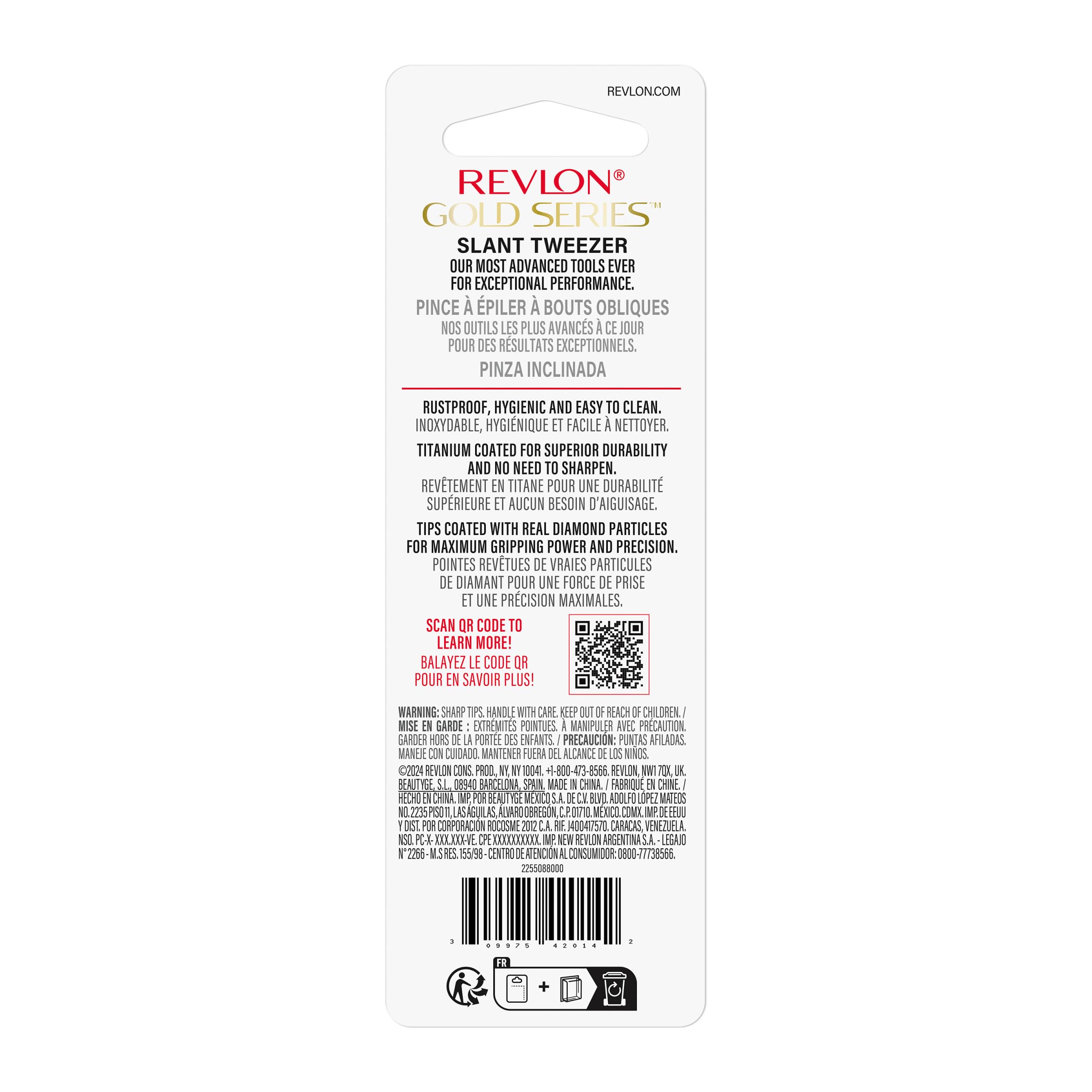 REVLON Gold Series Precise Eyebrow Grooming for stray hairs and facial shaping.