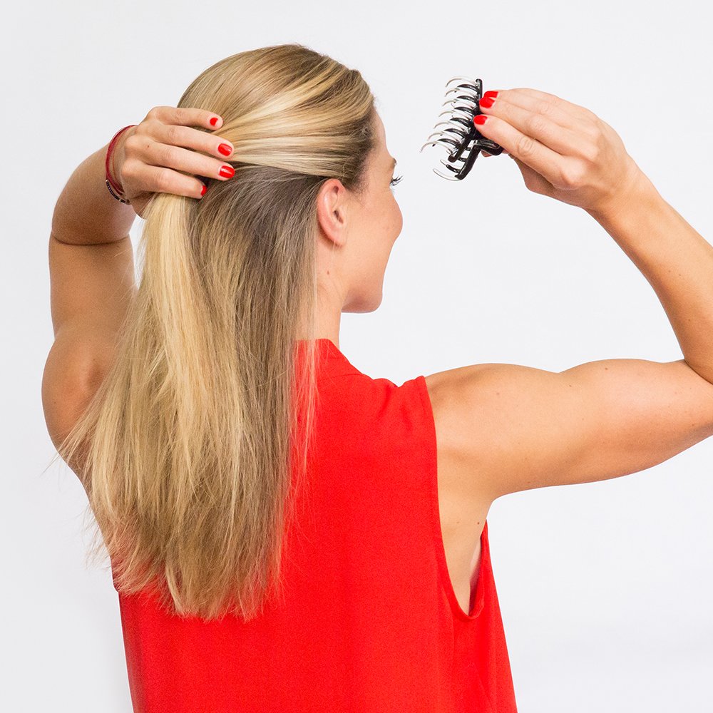 REVLON hair clip works for thin or thick hair textures