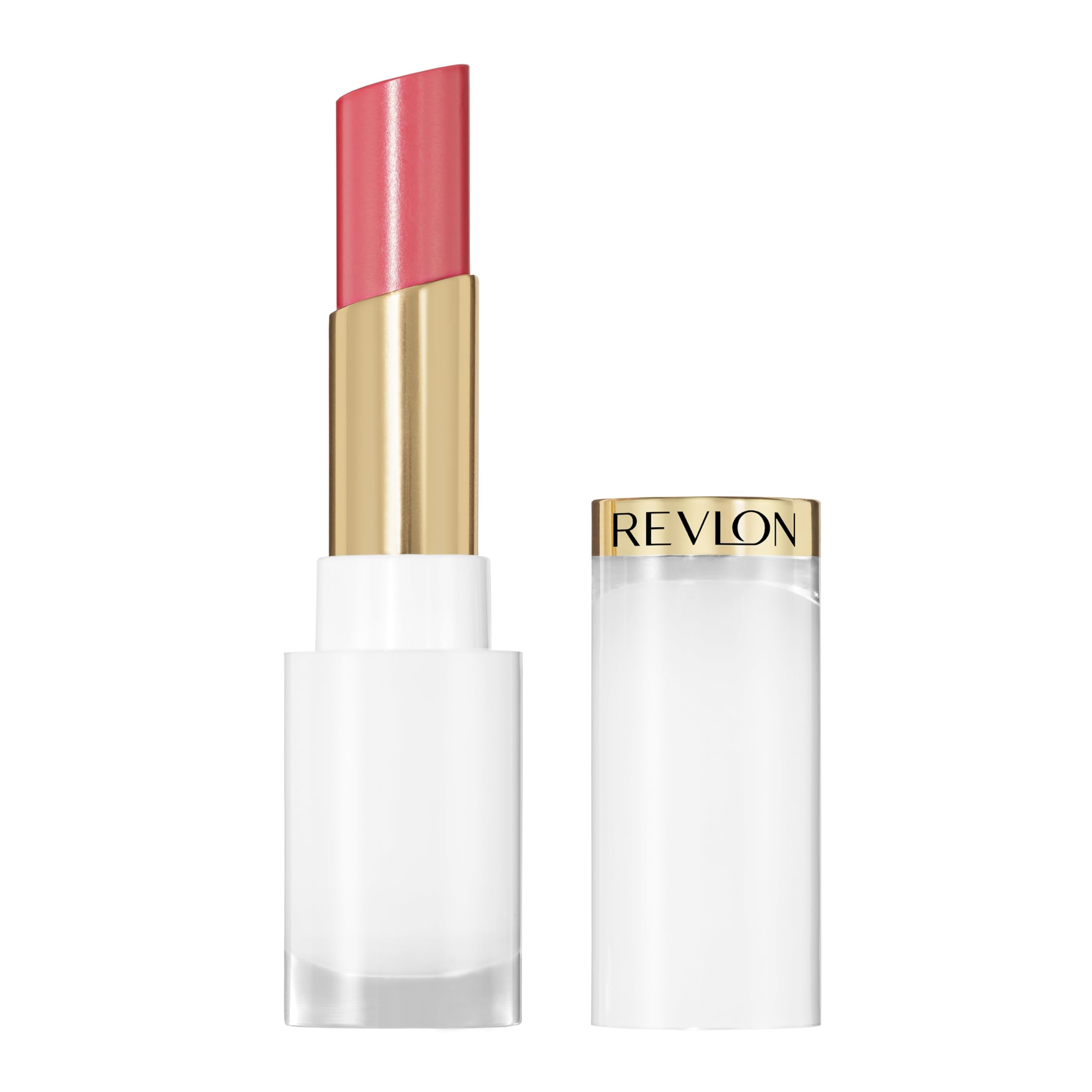 REVLON bálsamo hidratante para labios, aplicación suave y color ligero.