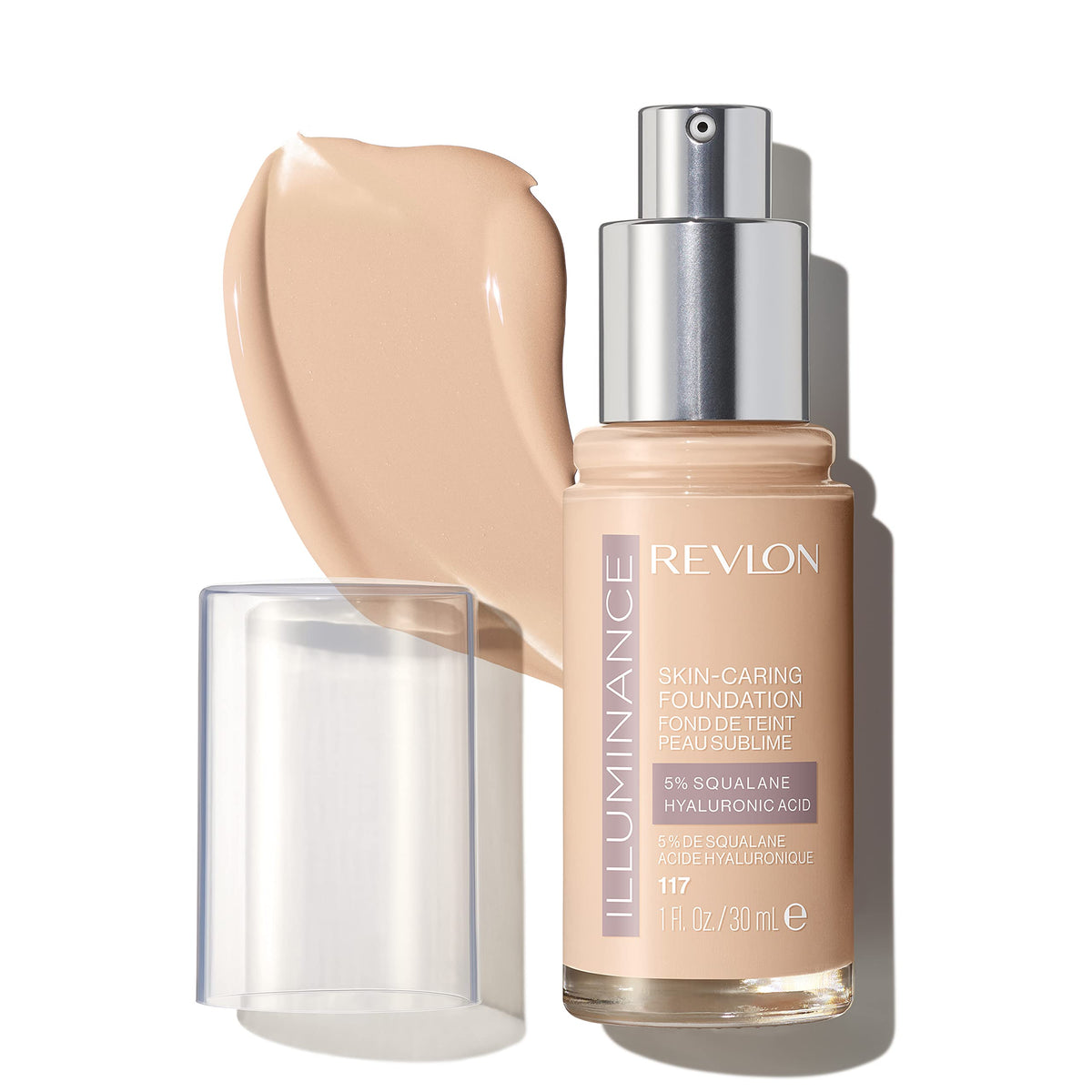 REVLON Illuminance, botella-vertido: facilita un vertido limpio para una aplicación suave.