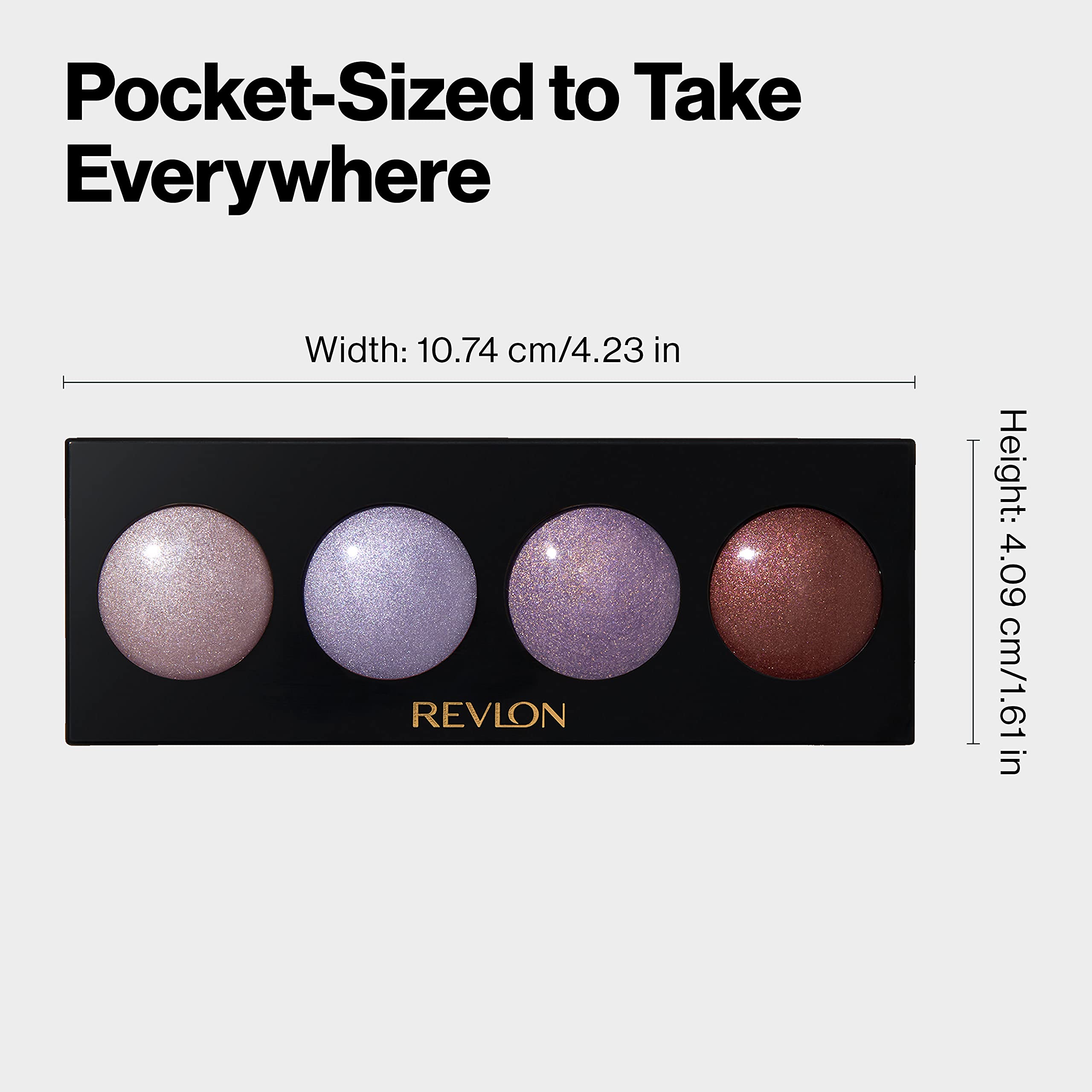 Compact for quick touch-ups on the go.