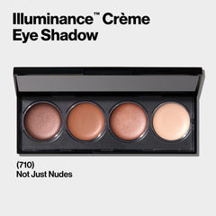 Close-up swatches show creamy texture that blends easily and layers beautifully.