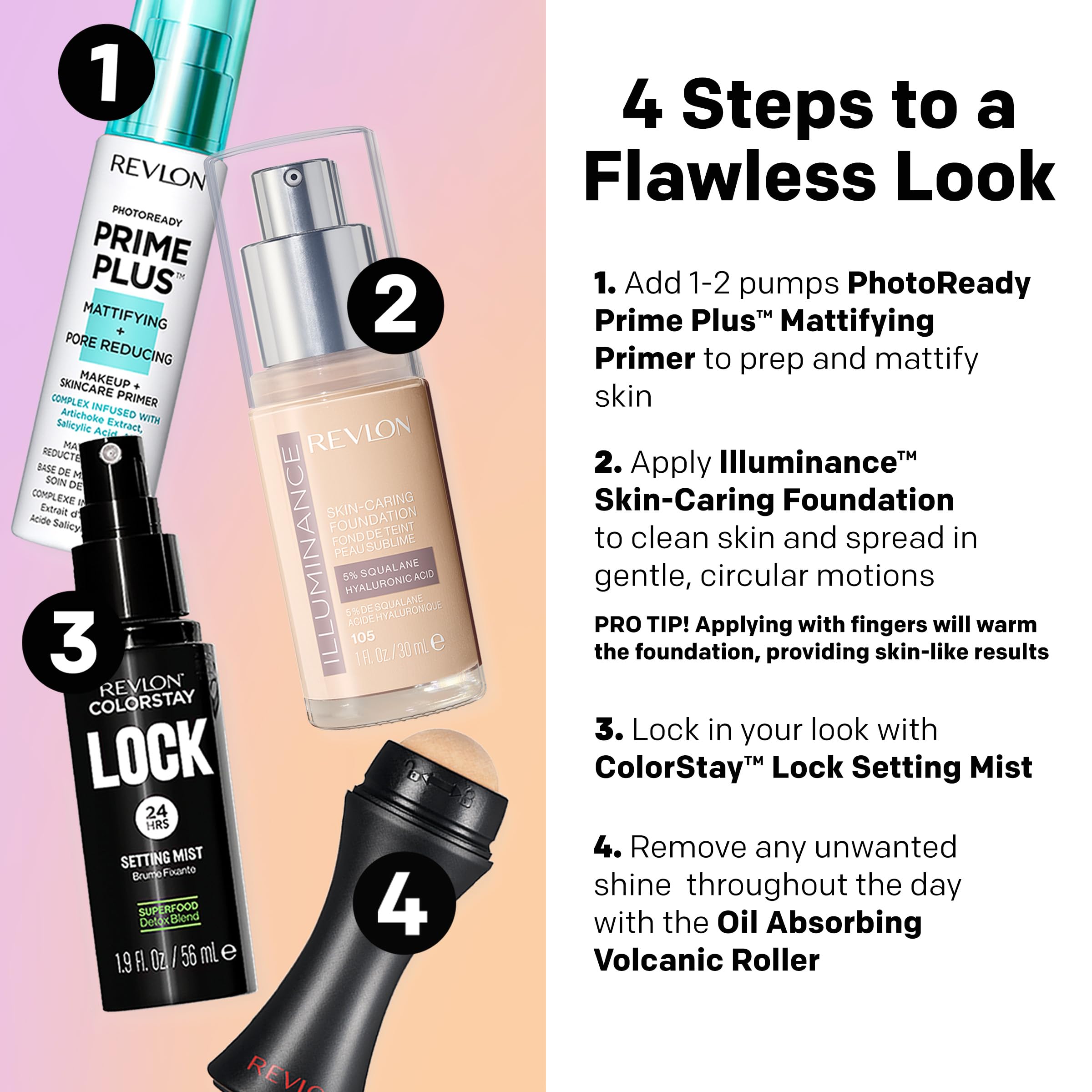 Revlon Illuminance medium-coverage finish looks natural and balanced.