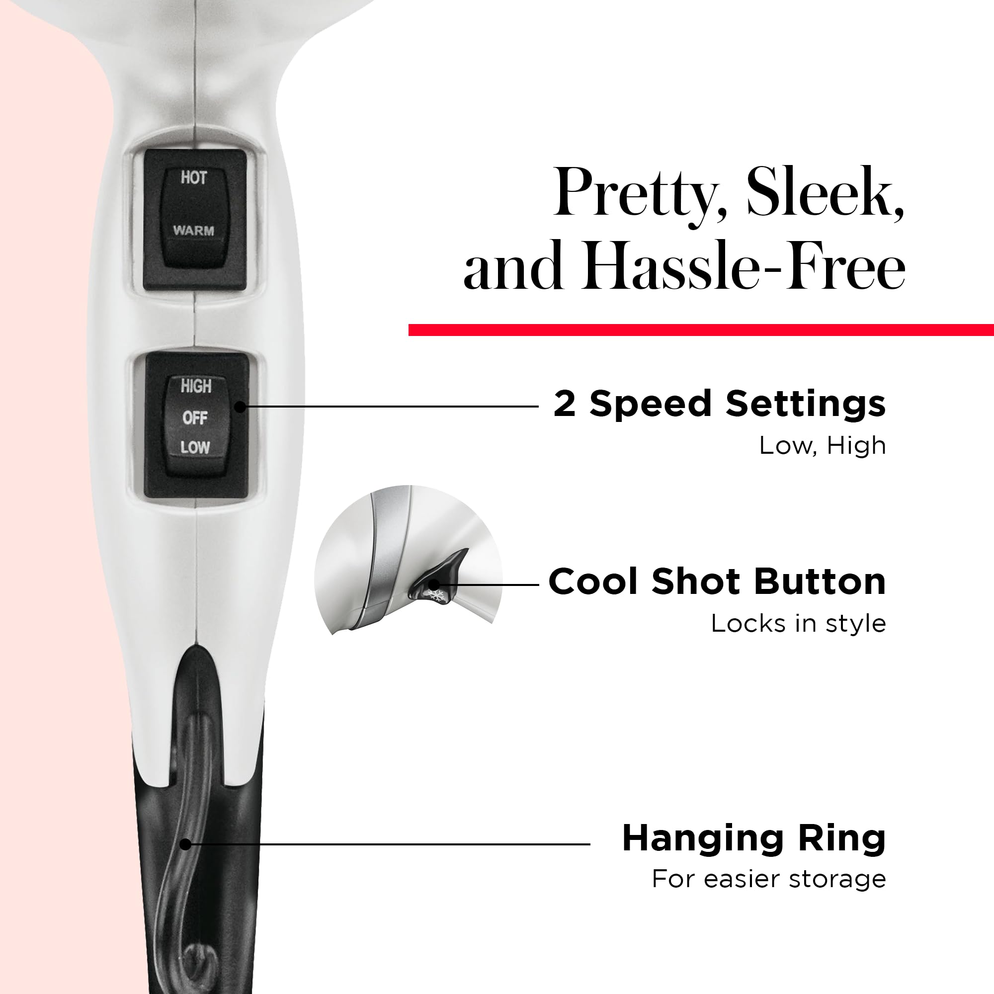 REVLON Infrared Hair Dryer offers professional performance for quick at-home blowouts