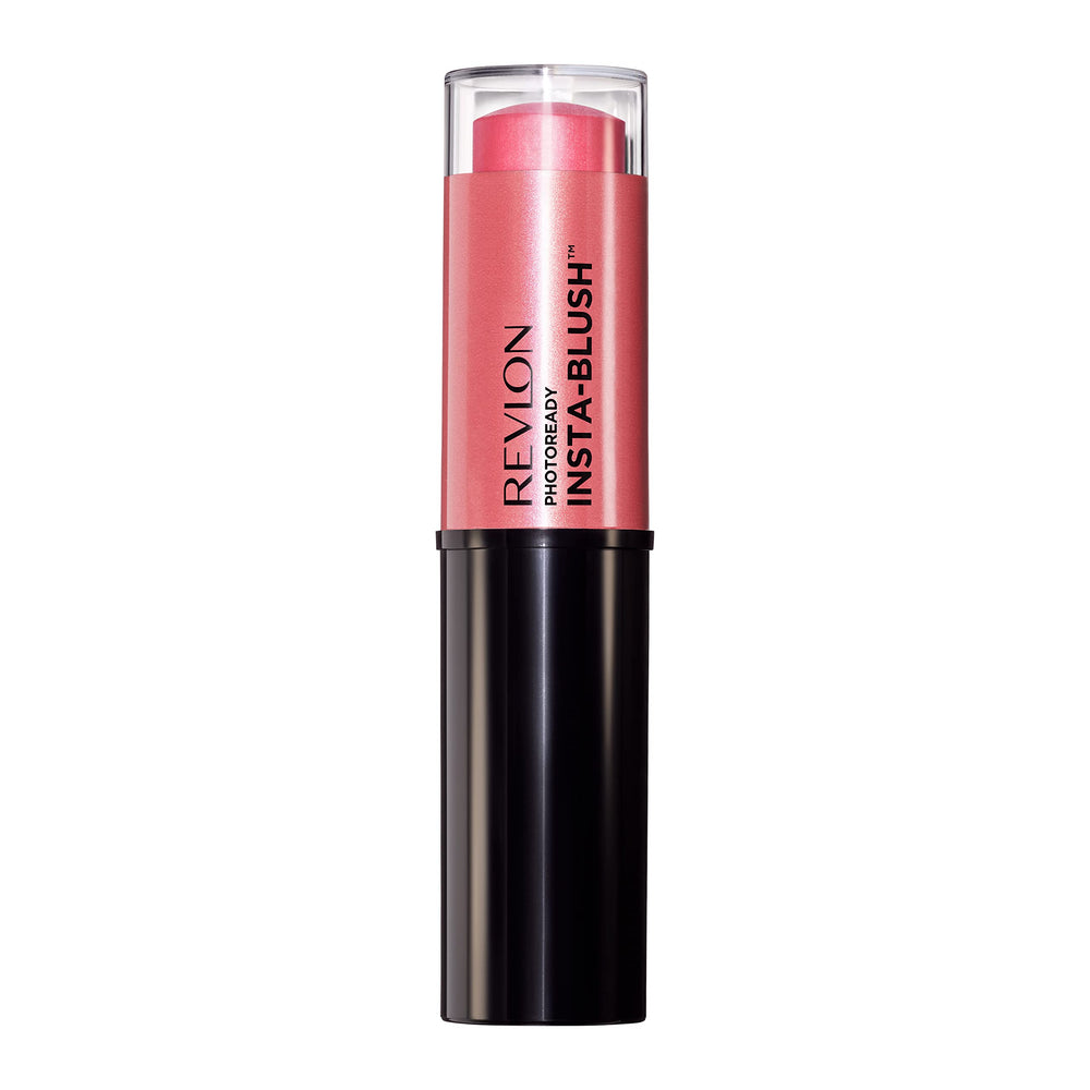 Aplicación rápida de REVLON Insta-Blush Stick para un acabado fresco.