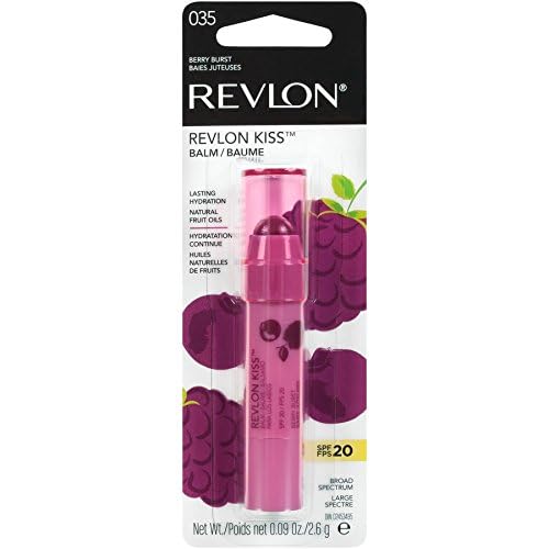 Revlon Kiss Tinted Lip Balm eight-hour hydration with a soft tint.