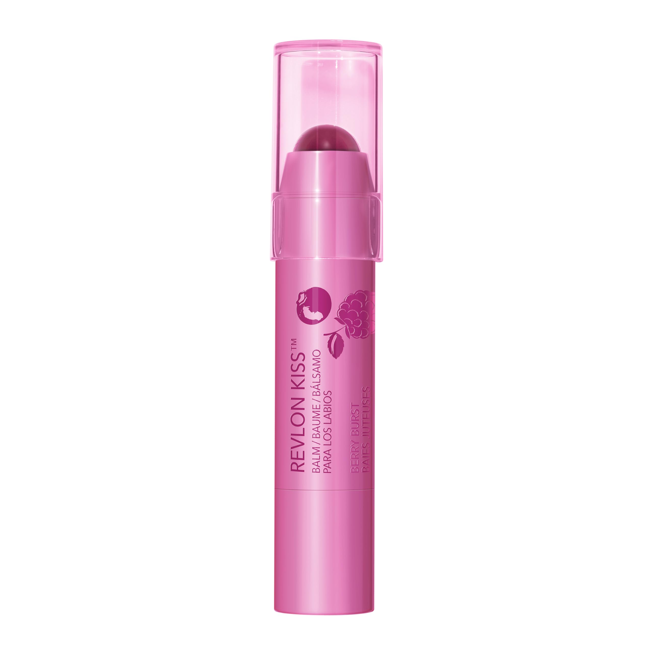 Revlon Kiss Tinted Lip Balm glides on smoothly for a natural look.