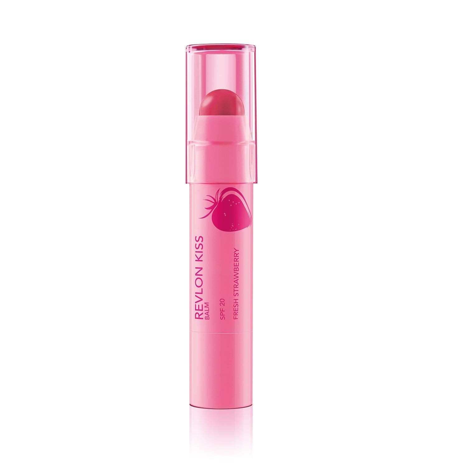 Revlon Kiss Tinted Lip Balm hydration-rich formula keeps lips moisturized all day.