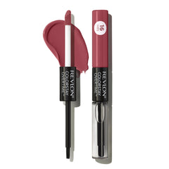 Detalle de doble acabado de Revlon Labial Líquido para labios definidos y duraderos.