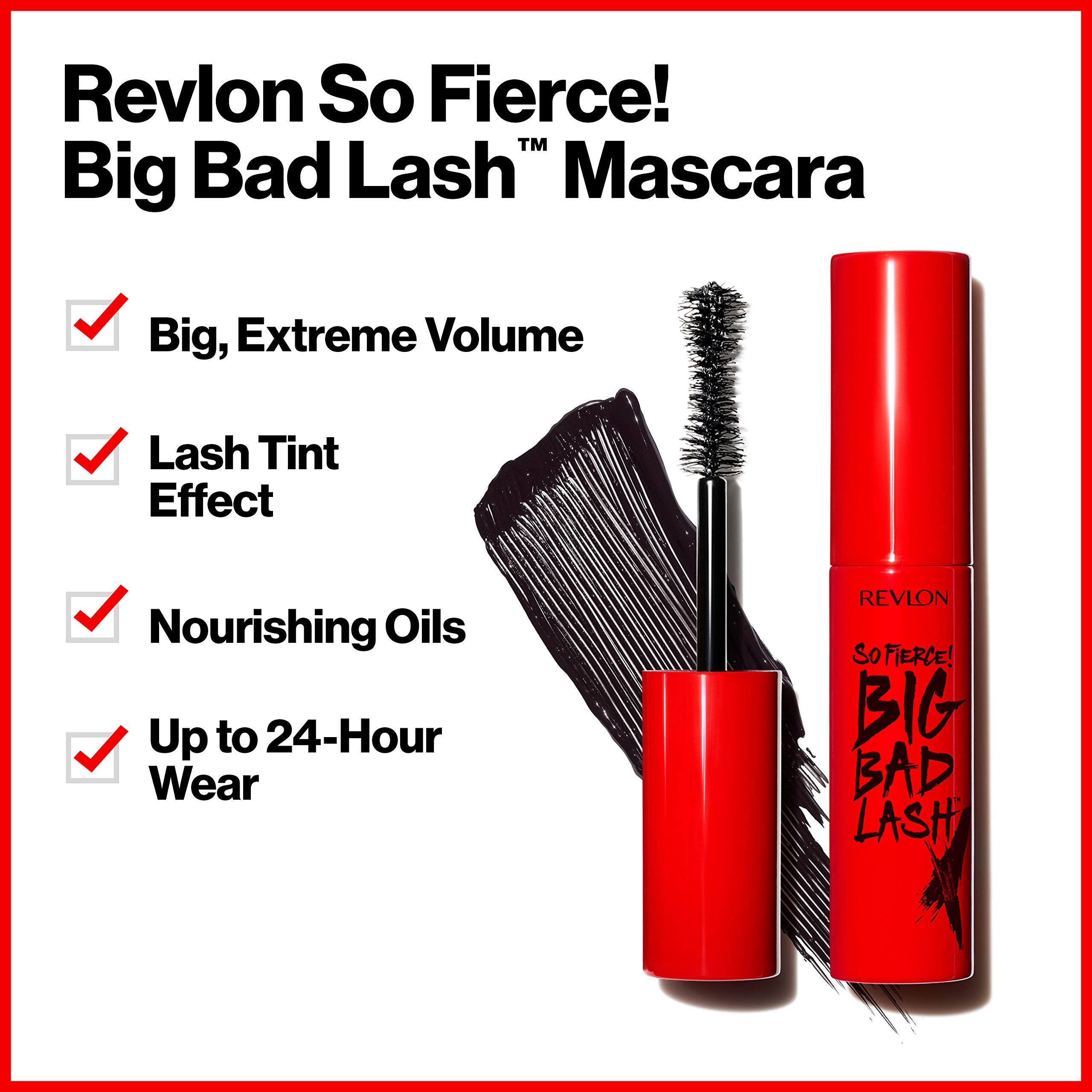 REVLON tecnología de tinte que oscurece pestañas en 7 días.