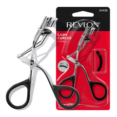 Revlon Natural Curl Lash Curler silicone lash pad for gentle lift.