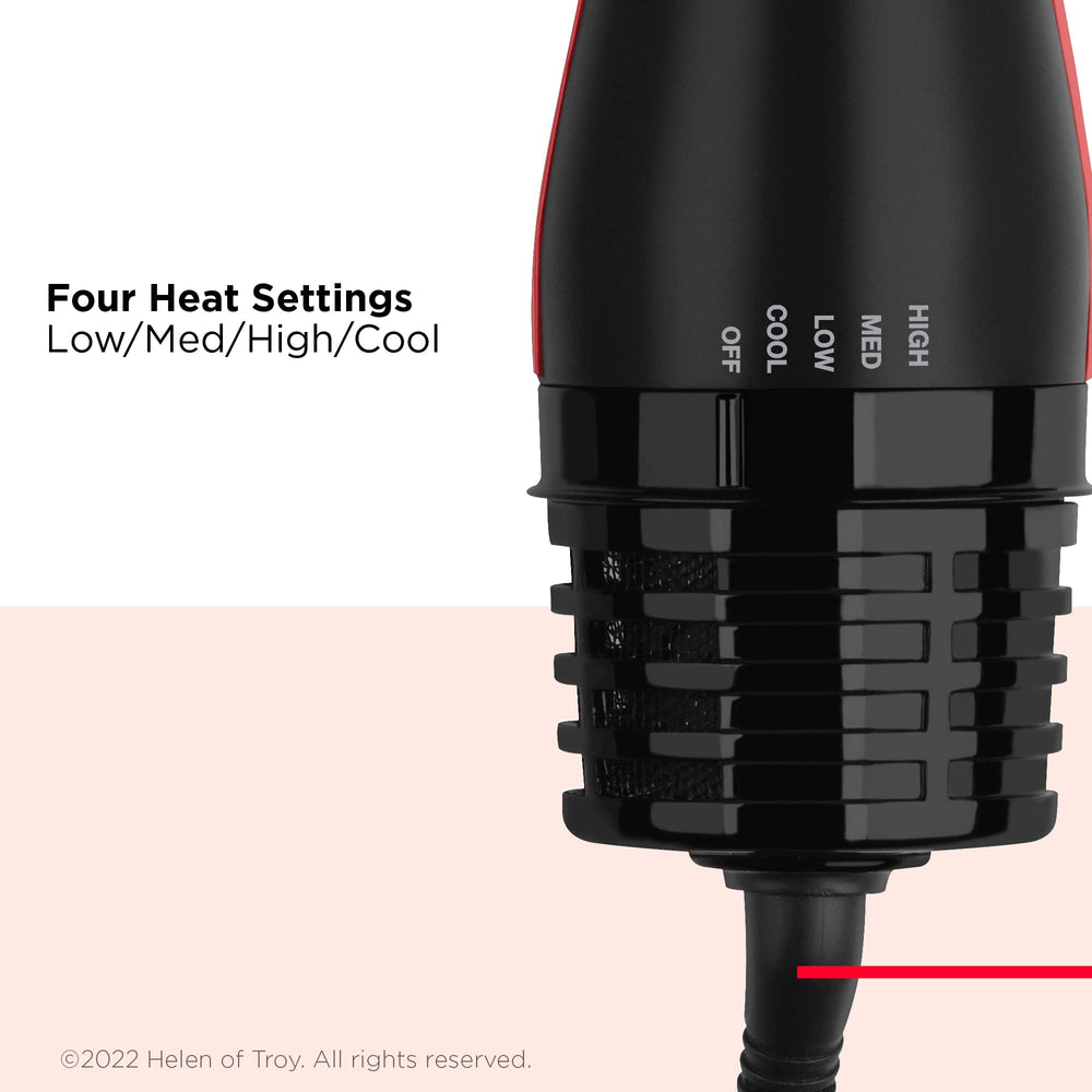 Revlon One-Step Blowout Styler root-drying concentrator speeds prep for curling.