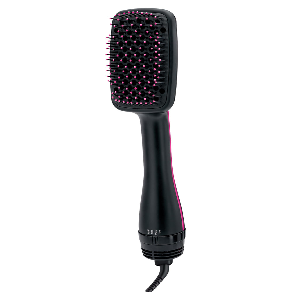 REVLON One-Step hair dryer brush drying action for fast, one-step styling.