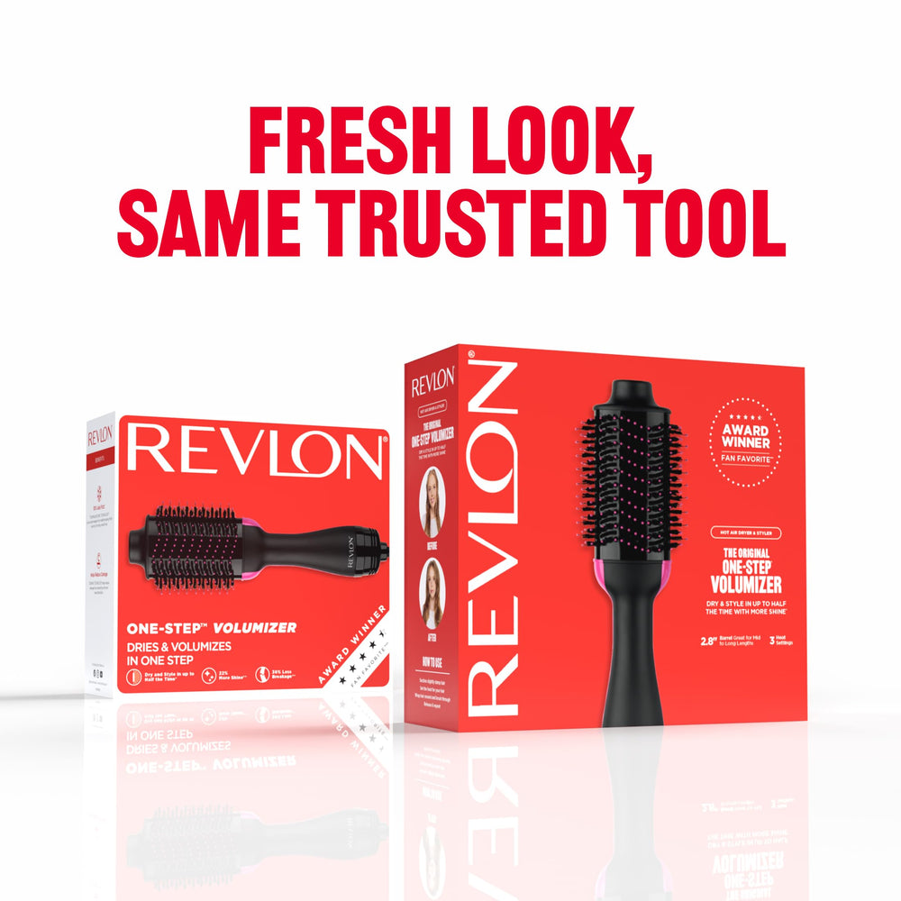 REVLON One-Step Volumizer at-home-blowout for quick styling.