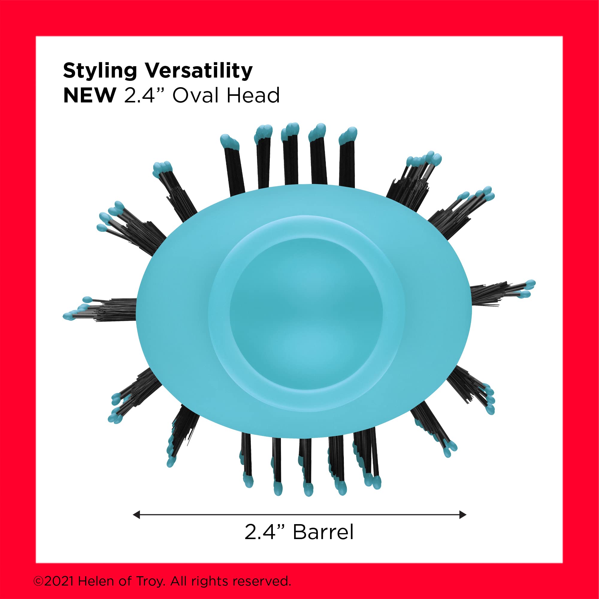 Revlon One-Step Volumizer Plus ceramic-titanium technology provides even heat protection and shine.
