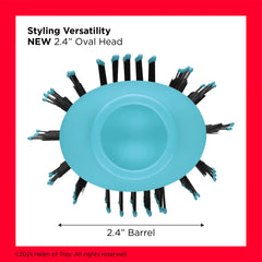 Revlon One-Step Volumizer Plus ceramic-titanium technology provides even heat protection and shine.