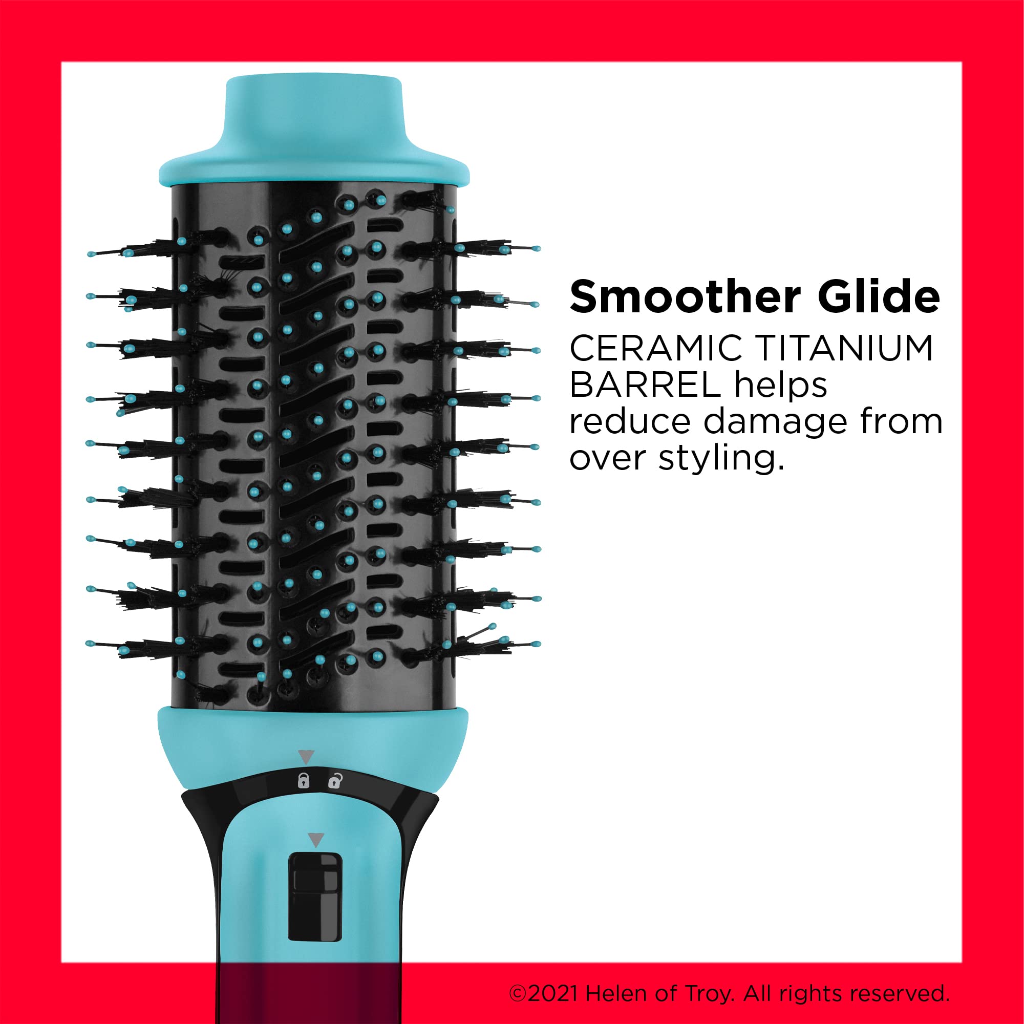 Revlon One-Step Volumizer Plus root-volume action showing lifts and body during styling.