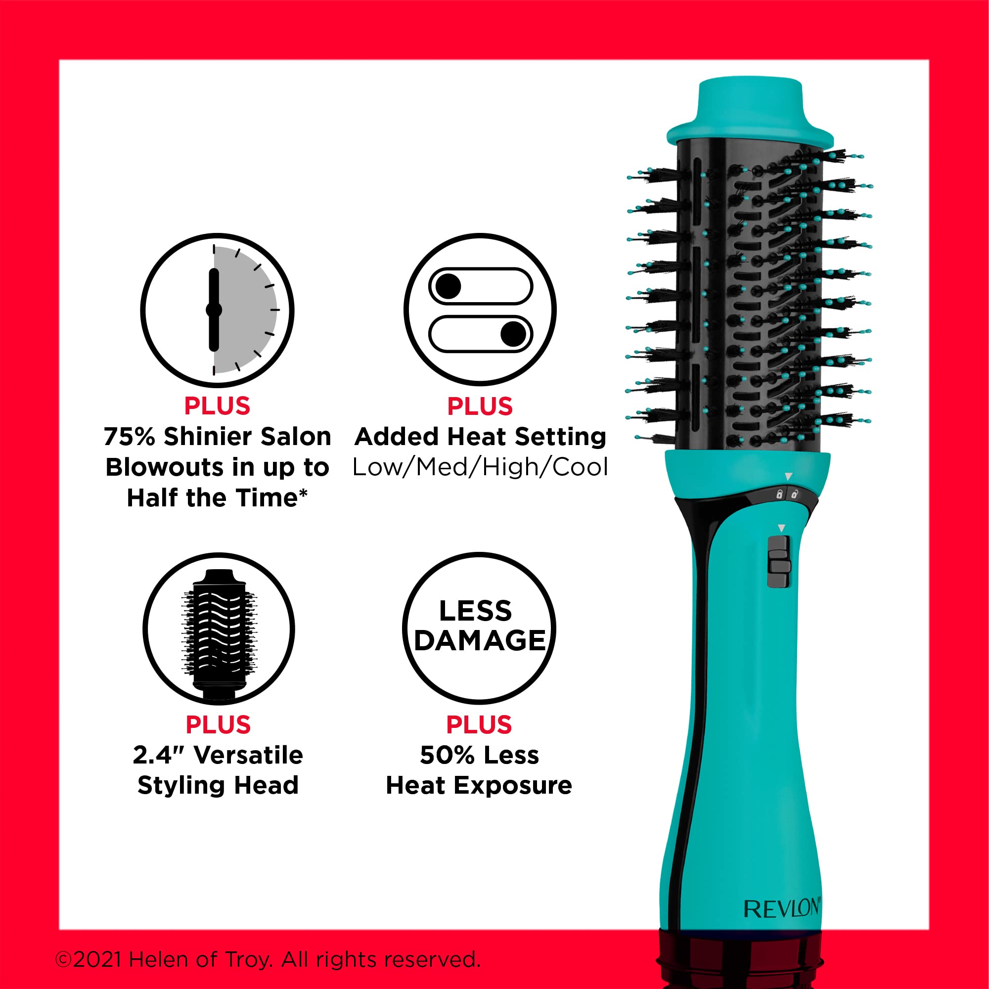 REVLON One-Step Volumizer PLUS travel-friendly design fits in bags.