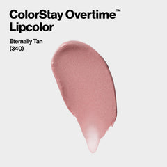 Revlon Overtime Lipcolor clear gloss top coat delivers brilliant shine.