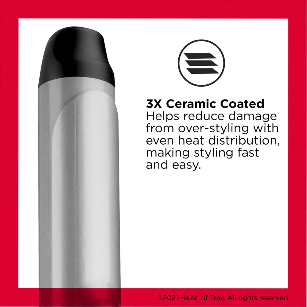 Revlon Perfect Heat 1-1/2 inch barrel with clamp and thumb lever for easy styling