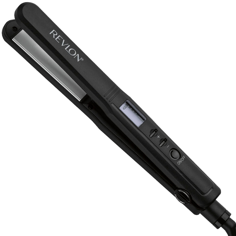Revlon Perfect Heat 1-inch ceramic plates for sleek straight styles.