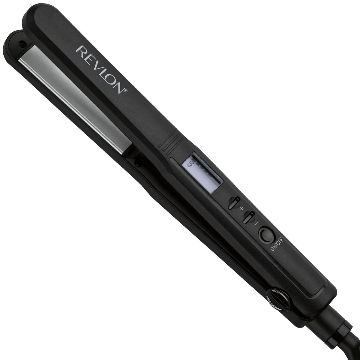 Revlon Perfect Heat 1-inch ceramic plates for sleek straight styles.