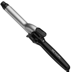 Revlon Perfect Heat 1in barrel close-up showing even heat for smooth, long-lasting curls.