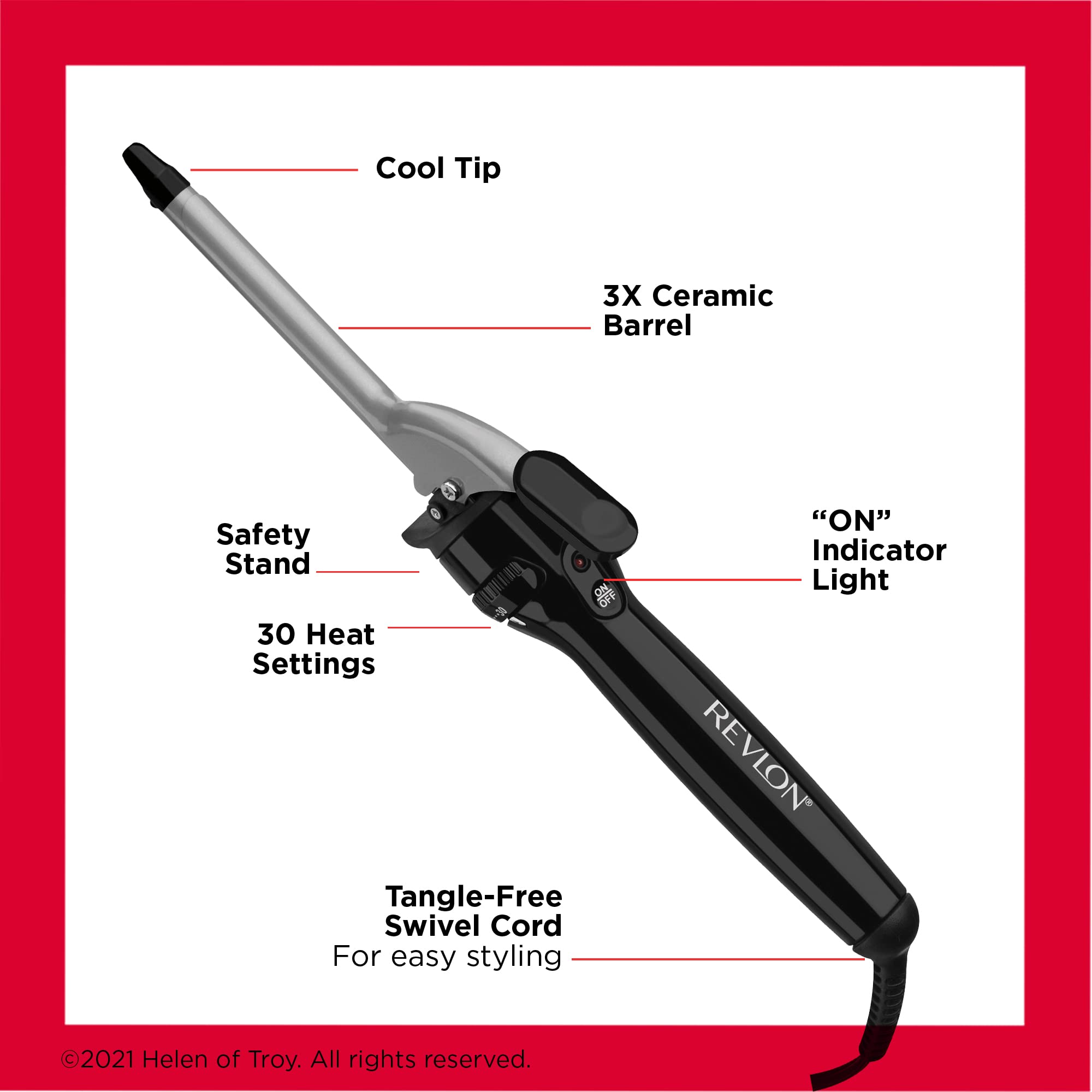 Revlon Perfect Heat triple ceramic coating reduces styling damage
